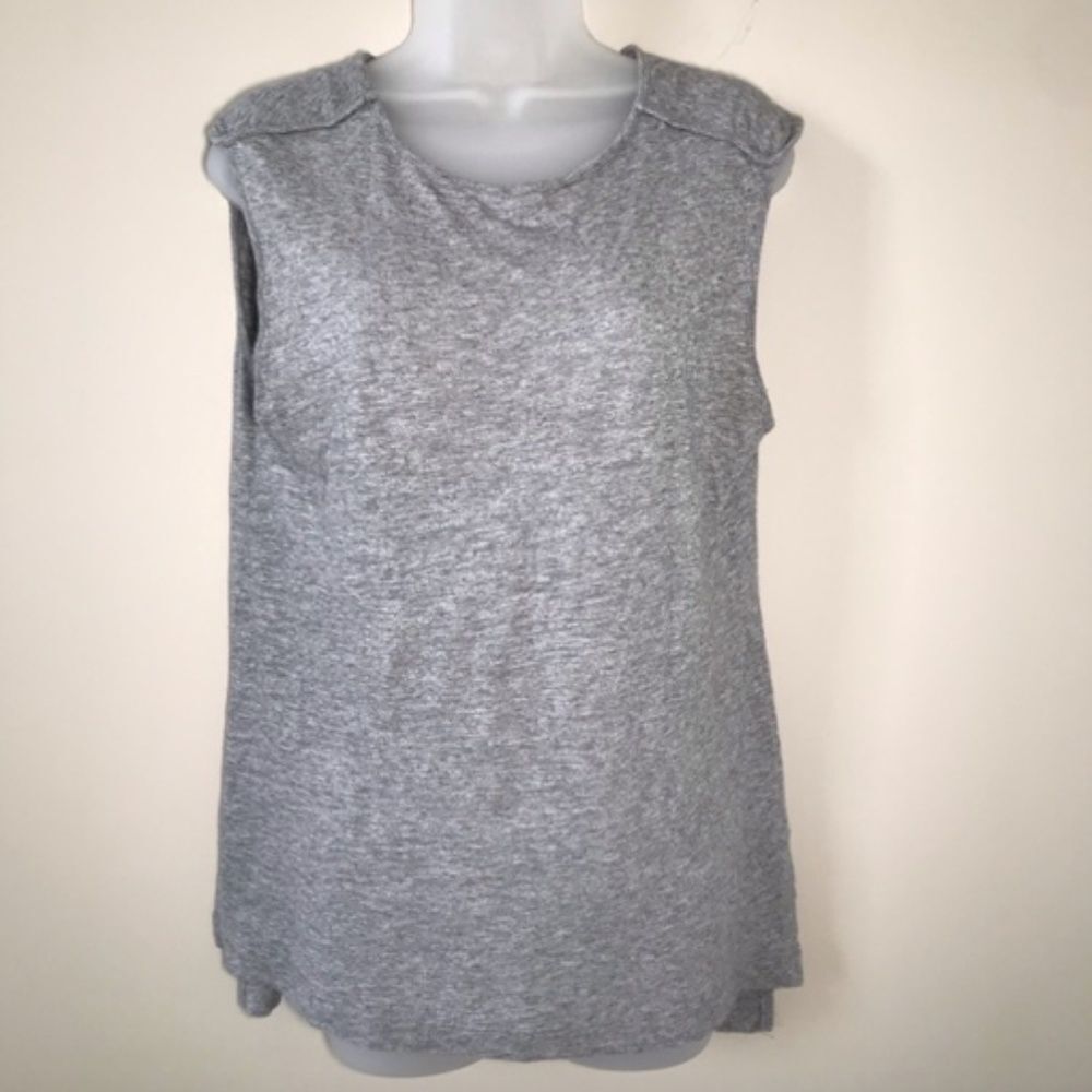 Banana republic Grey Open Back Tank, XS, fits like small!